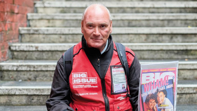 Big Issue vendor Colin