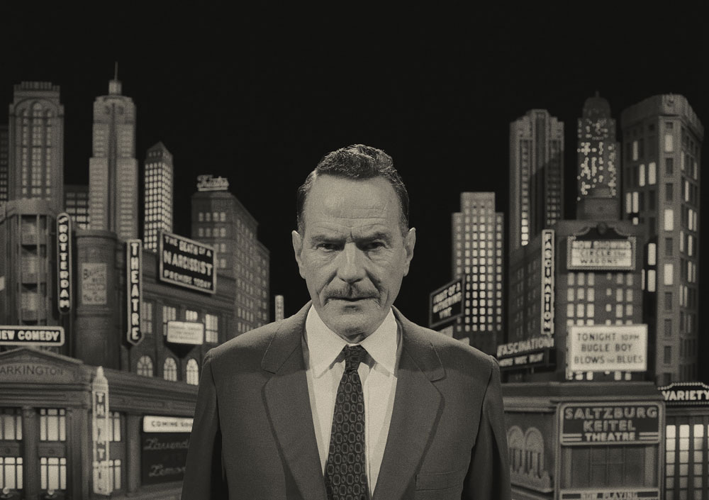 Bryan Cranston stars as "Host" in Asteroid City. 