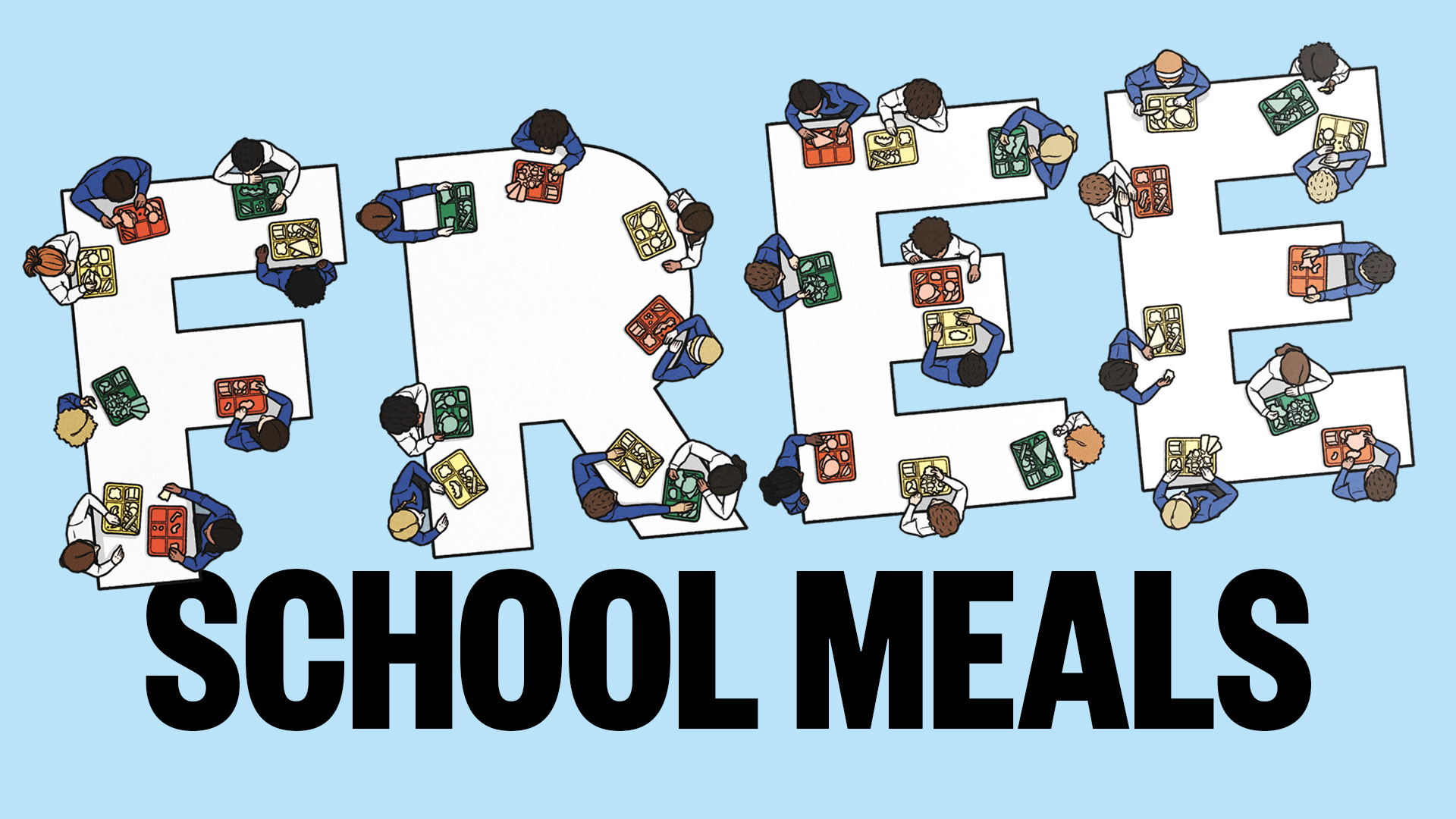 Free school meals illustration