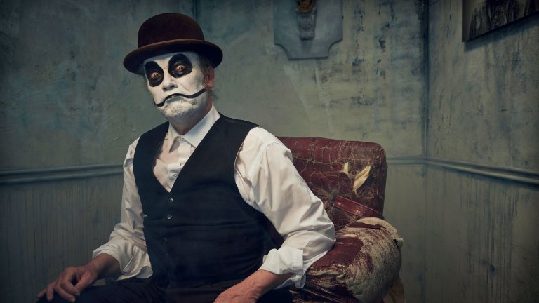 Martyn Jacques of The Tiger Lillies in his stage makeup
