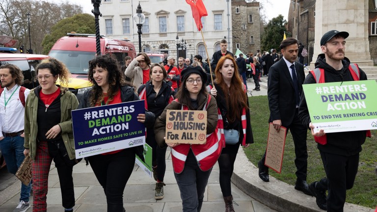 Campaigners want Renters Reform Bill to be debated in parliament as more renters face eviction