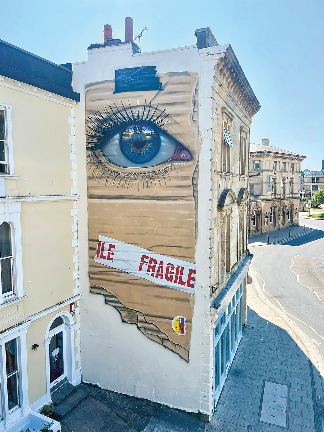 Fragile mural by My Dog Sighs.