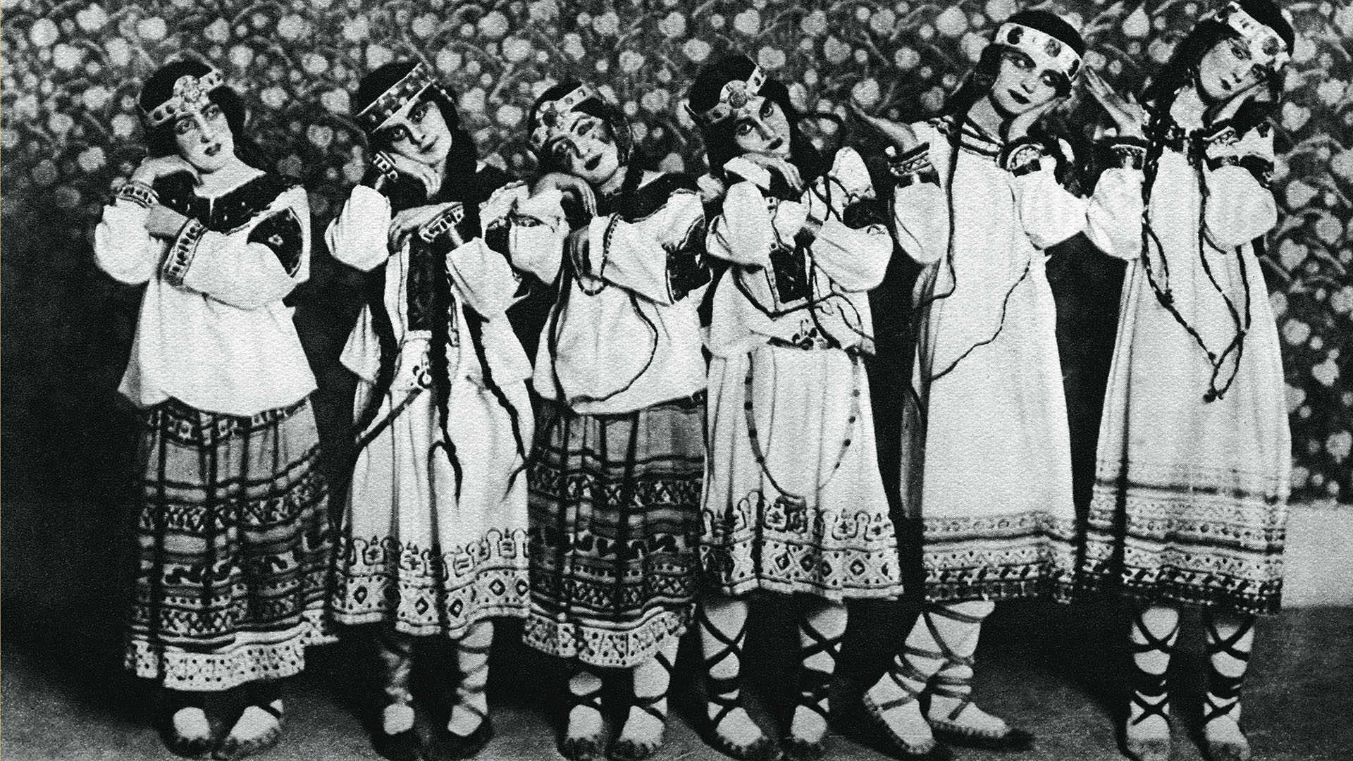 The original production of Stravinsky Rite Of Spring in Paris in 1913.