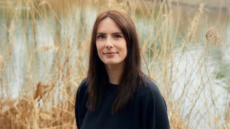 Alex South portrait, brown hair black top