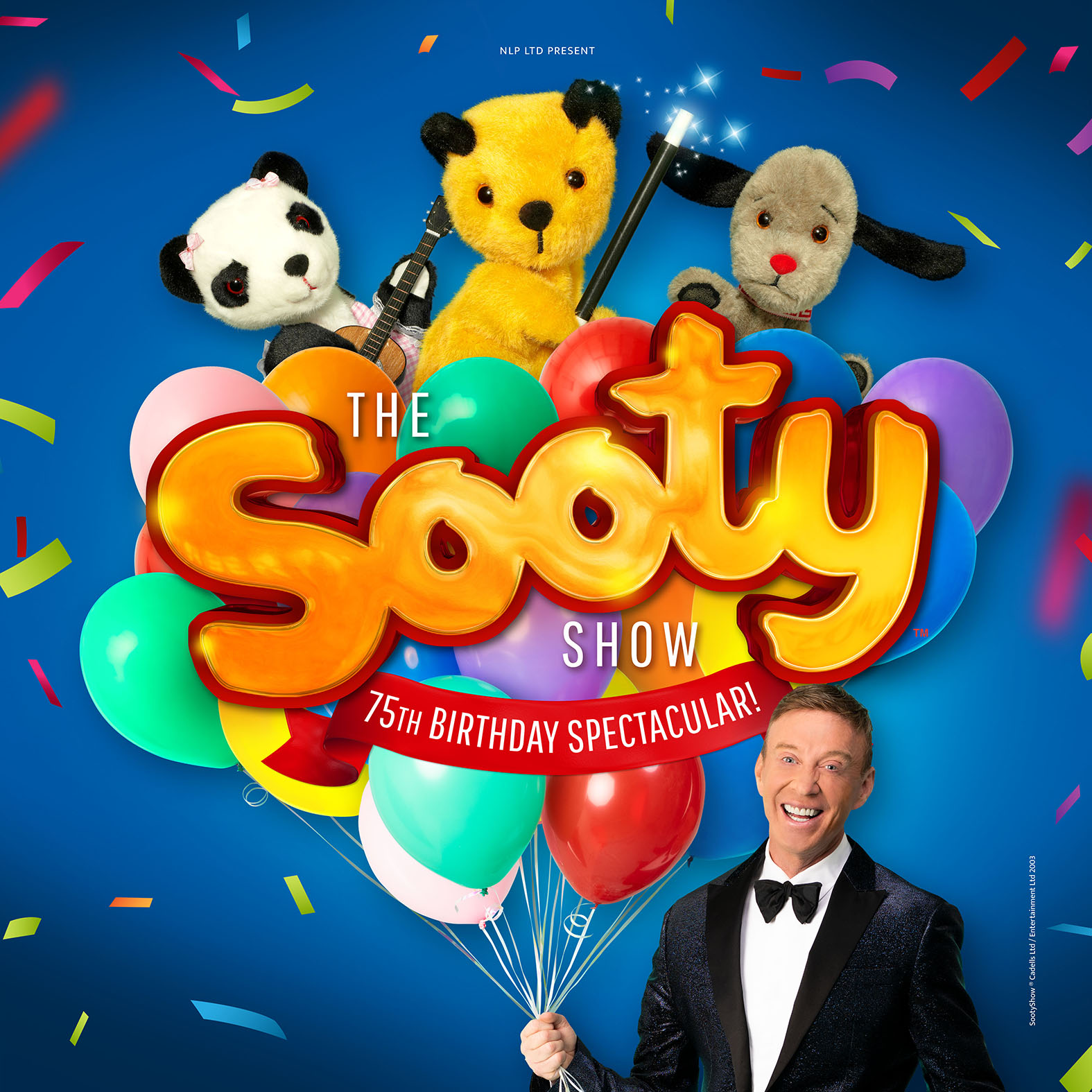 2023 - Sooty heads out on a brand new theatre tour to celebrate his 75th birthday