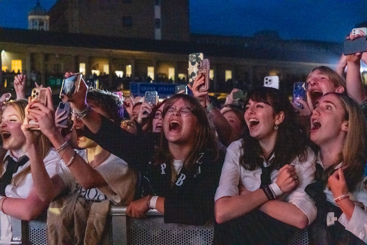 The crowd at boygenius