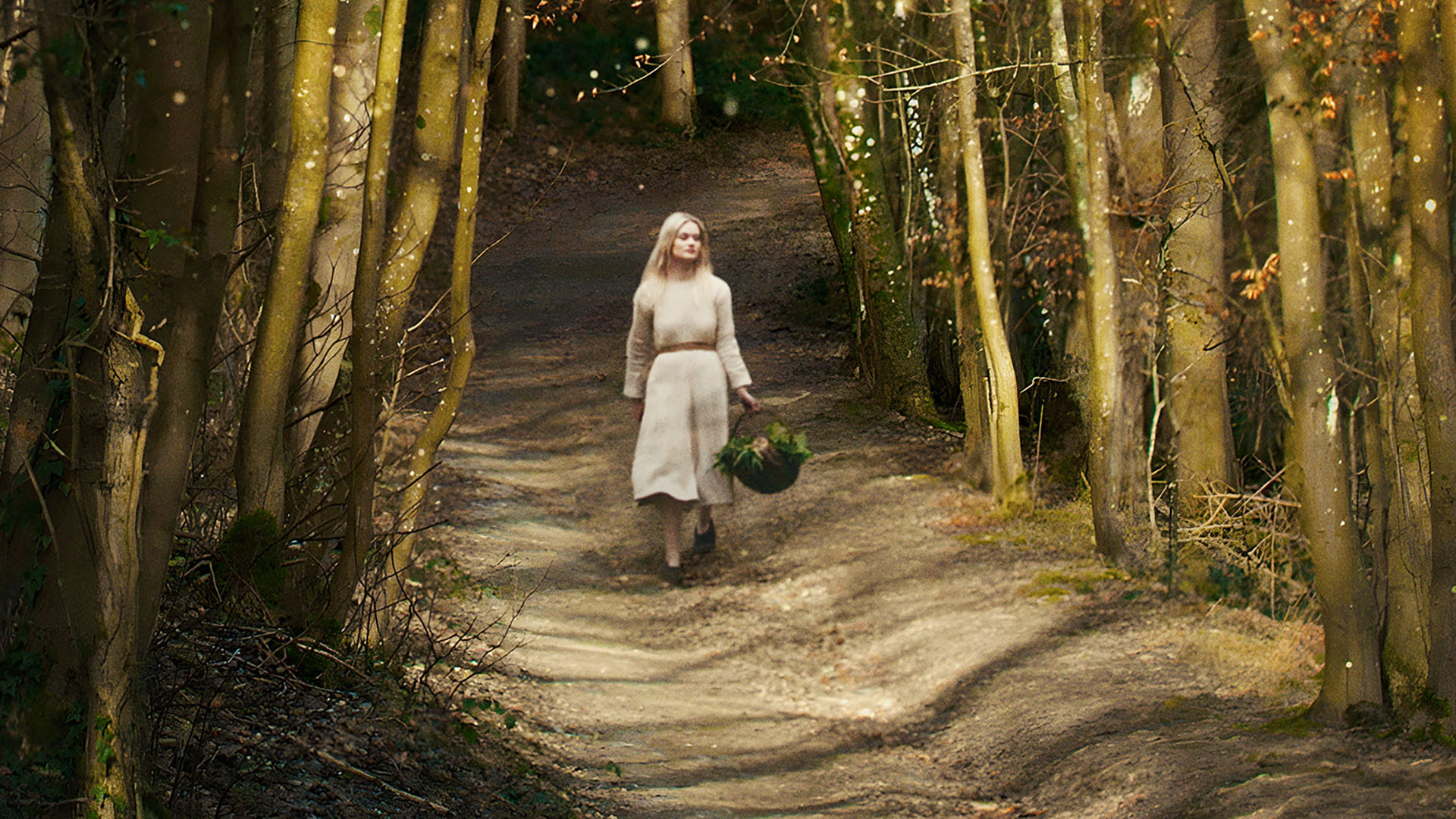 Brown’s daughter Oonagh wearing his nettle dress, seven years in the making