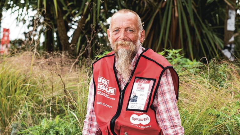 Big Issue vendor Karl