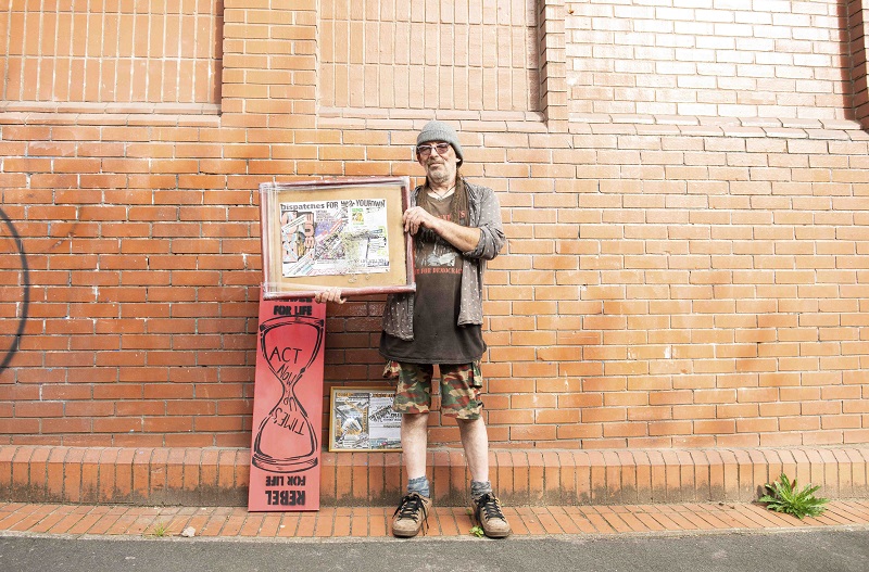 Big Issue vendor Will Payne