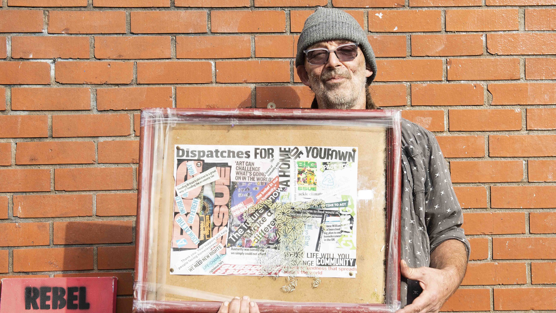 Big Issue vendor Will Payne