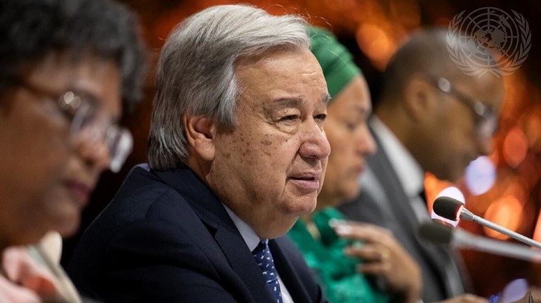 United Nations secretary-general António Guterres has presented a report on homelessness