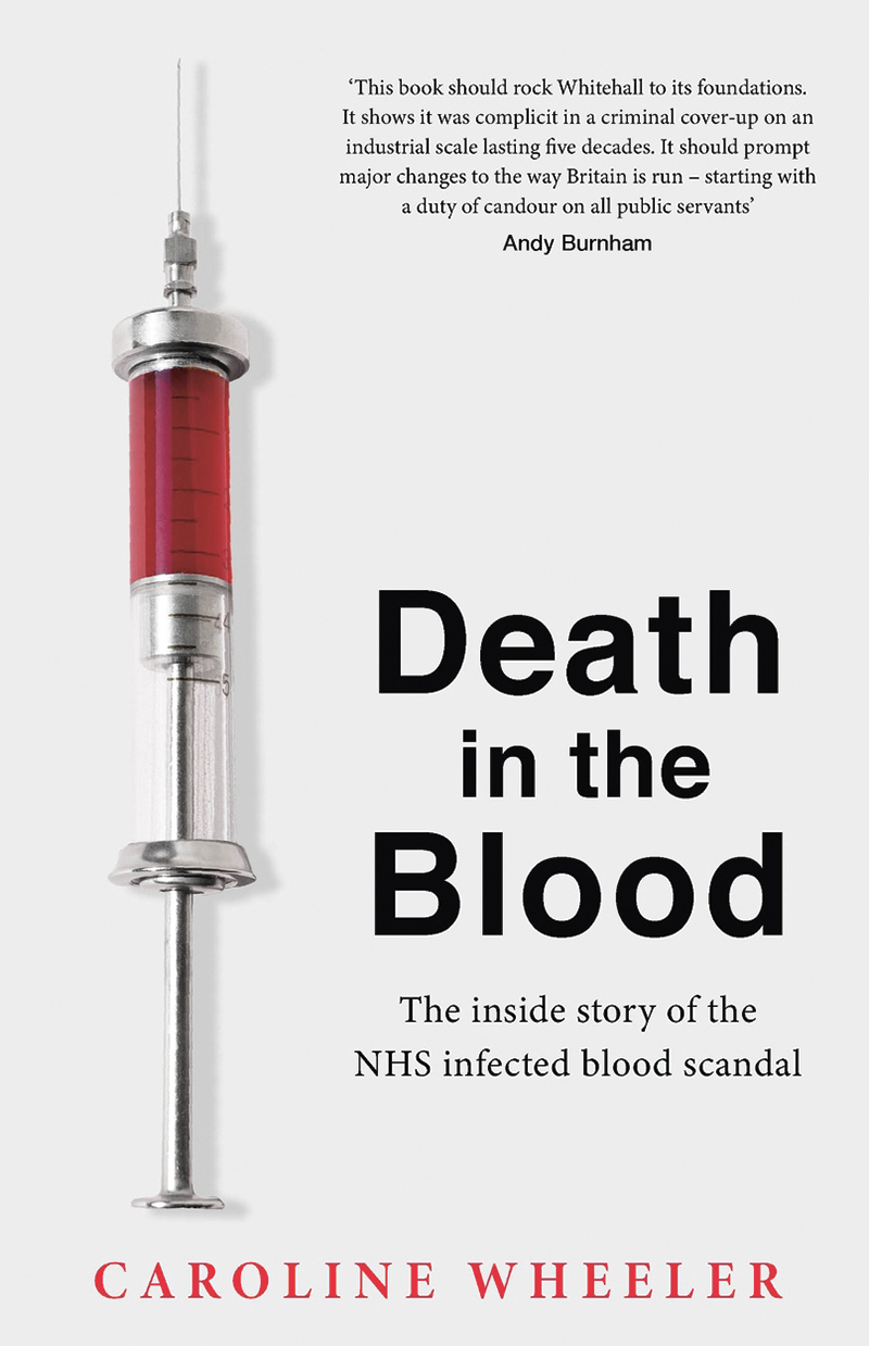 Death in the blood book cover