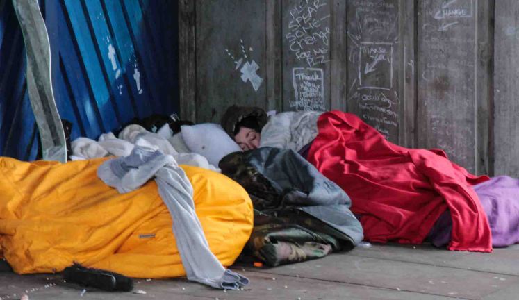 women's rough sleeping