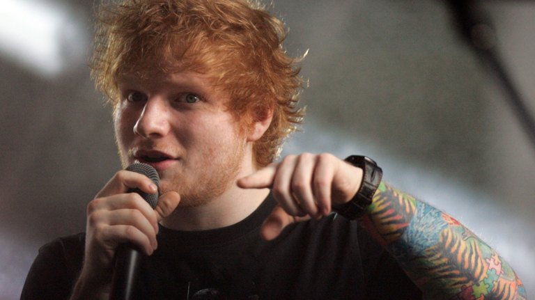 Ed Sheeran performs for Channel Seven's morning program Sunrise and Nova969 in Sydney 2013. He voiced his support for the new initiative which will give money to grassroots live music venues.