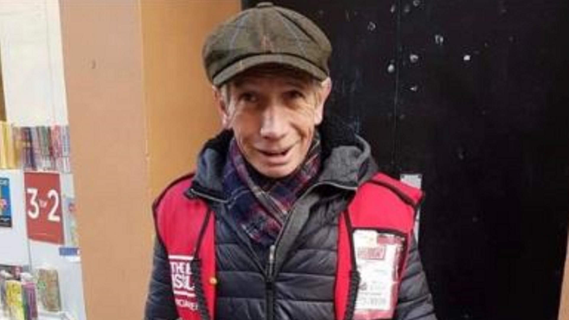 Big Issue vendor Rab Lakie