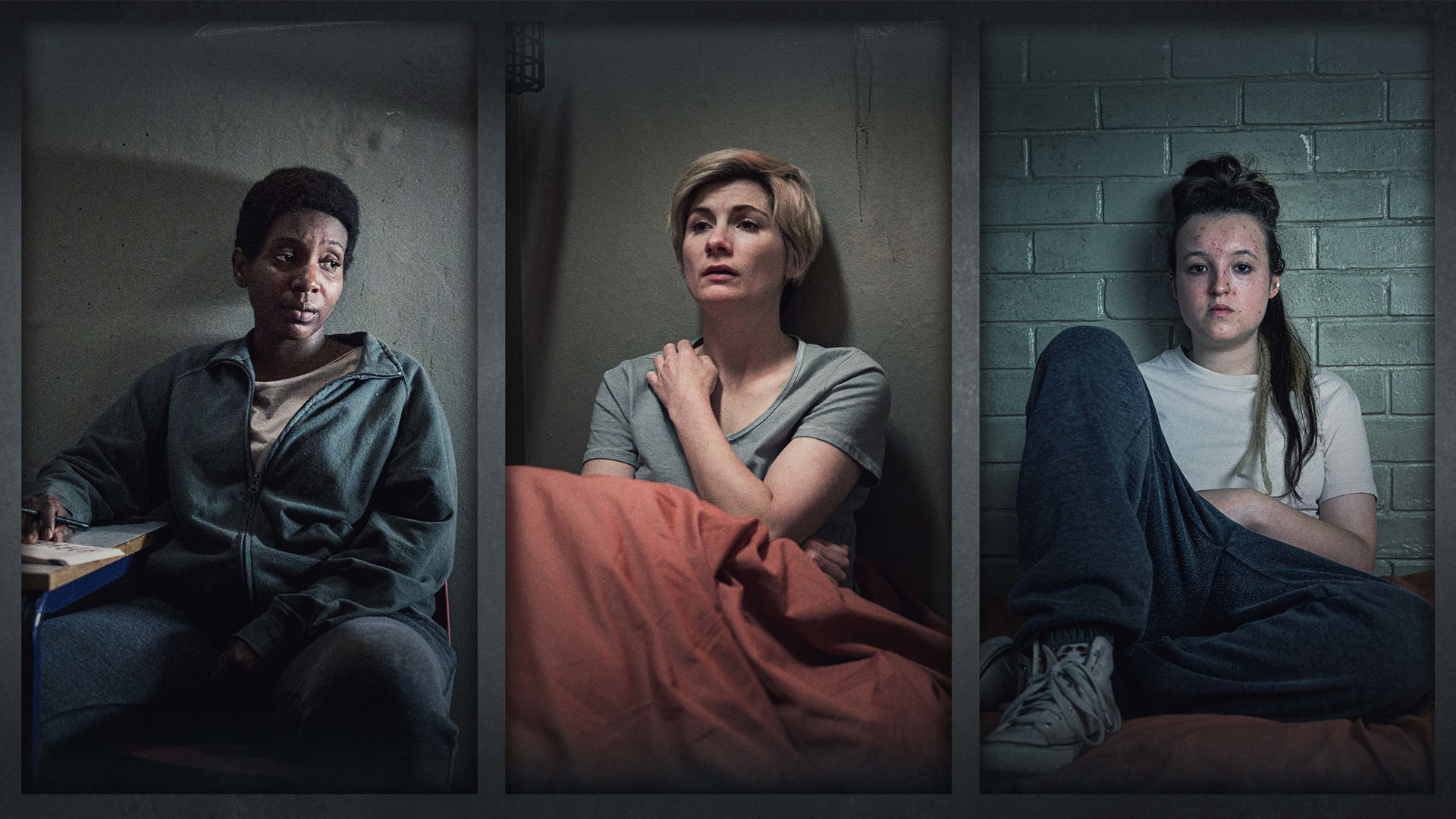 Tamara Lawrance, Jodie Whittaker and Bella Ramsey star in Time on BBC1