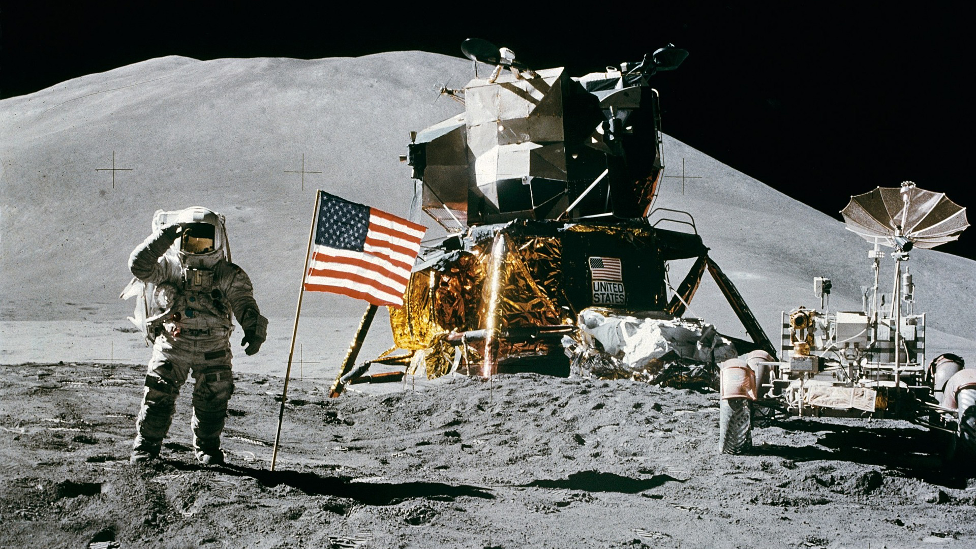 Astronaut James Irwin during the 1971 Apollo 15 mission
