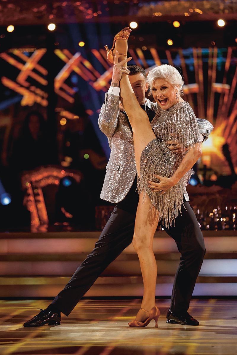 2023 Angela on Strictly with dance partner Kai Widdrington. Image