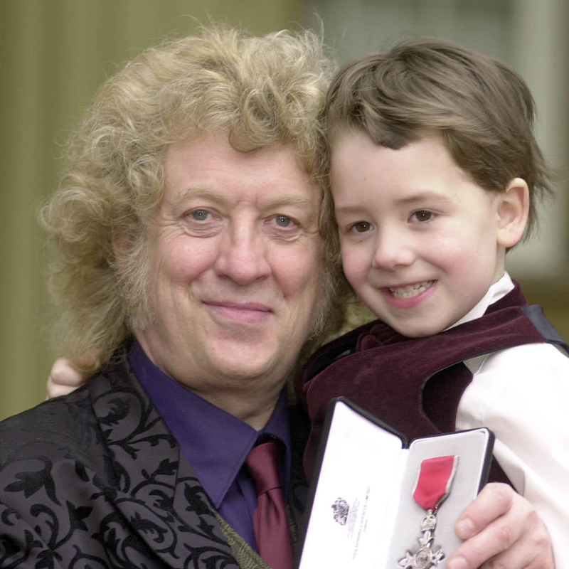 Noddy Holder with son Django