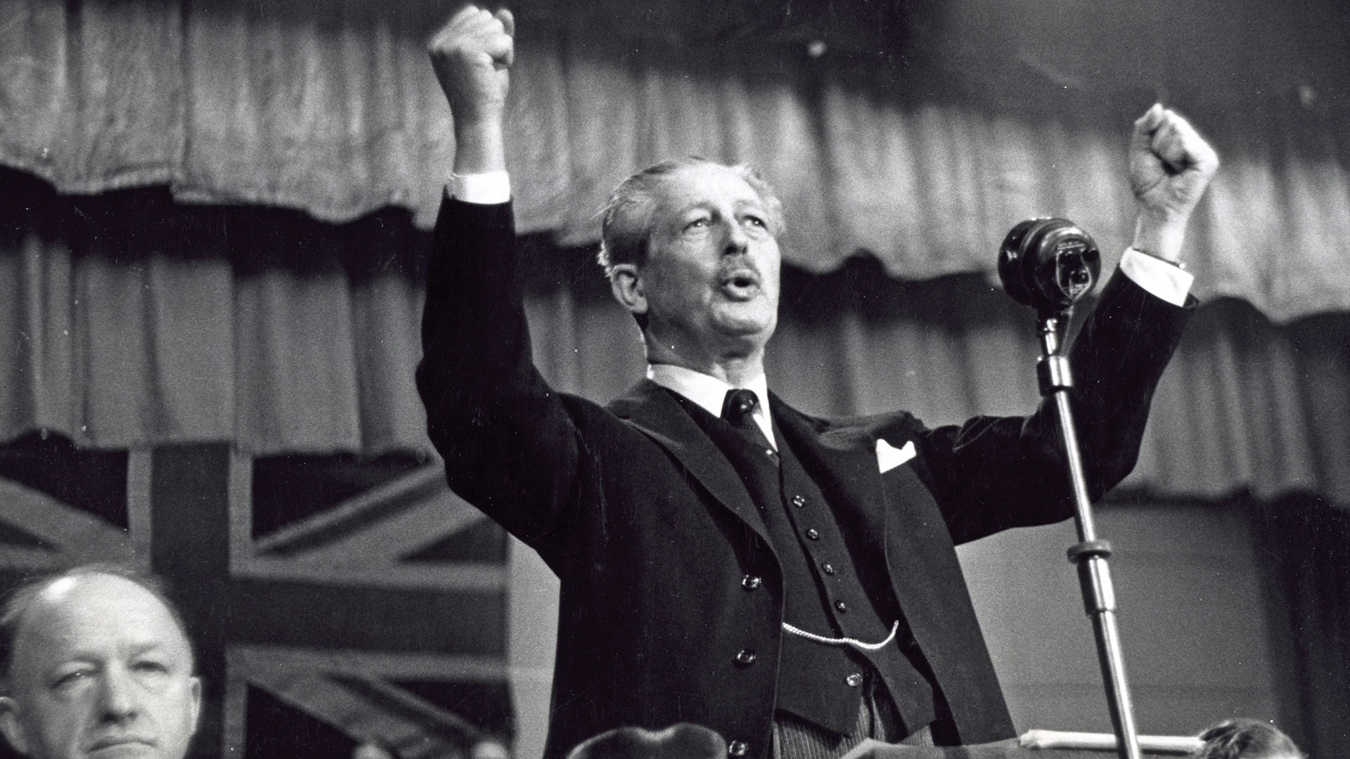 Harold Macmillan at the 1957 Conservative Conference