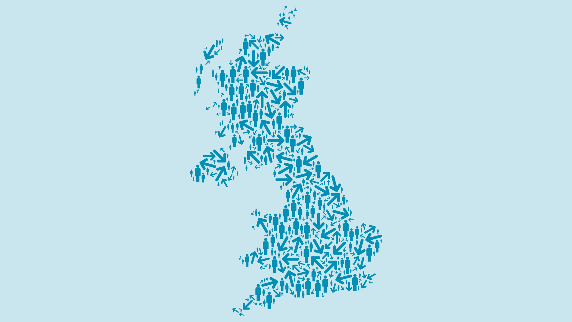 Illustrated map of the uk