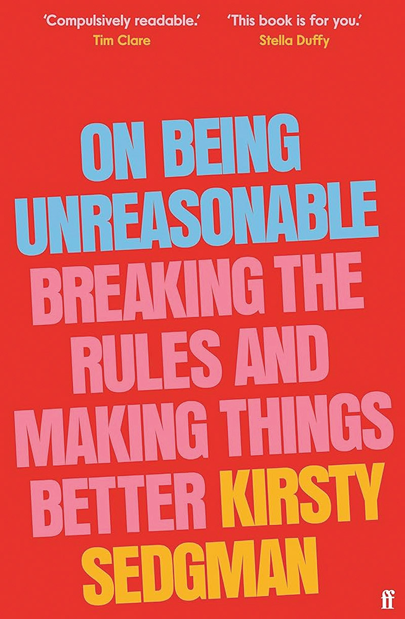 On Being Unreasonable book cover