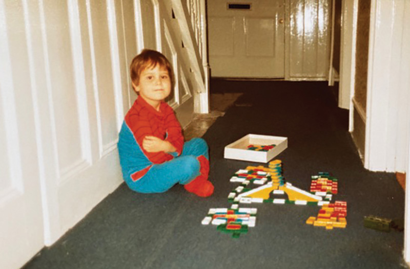 Adam Kay in 1987 - home in South London aged seven.
Image Supplied