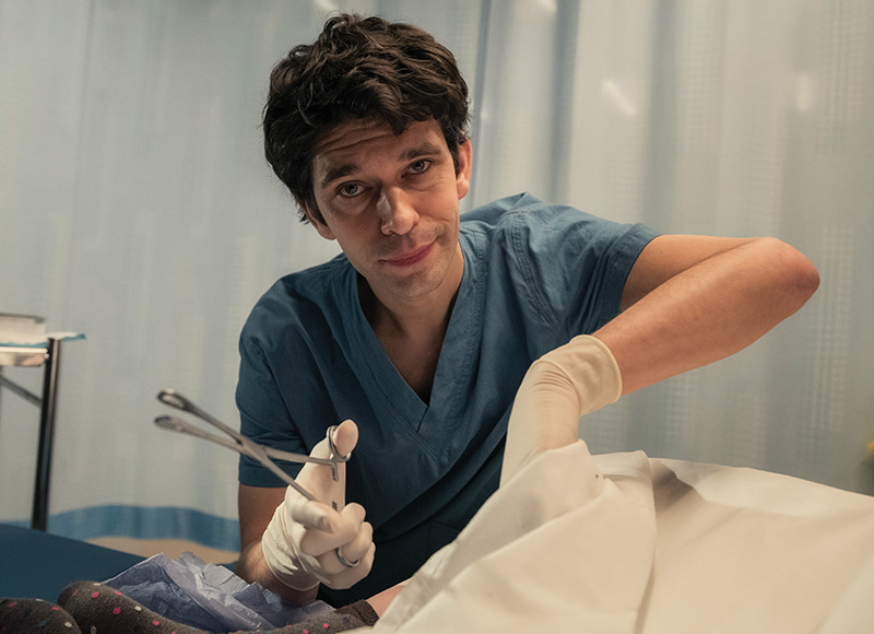 Ben Whishaw as Adam Kay in the TV adaptation of This is Going to Hurt