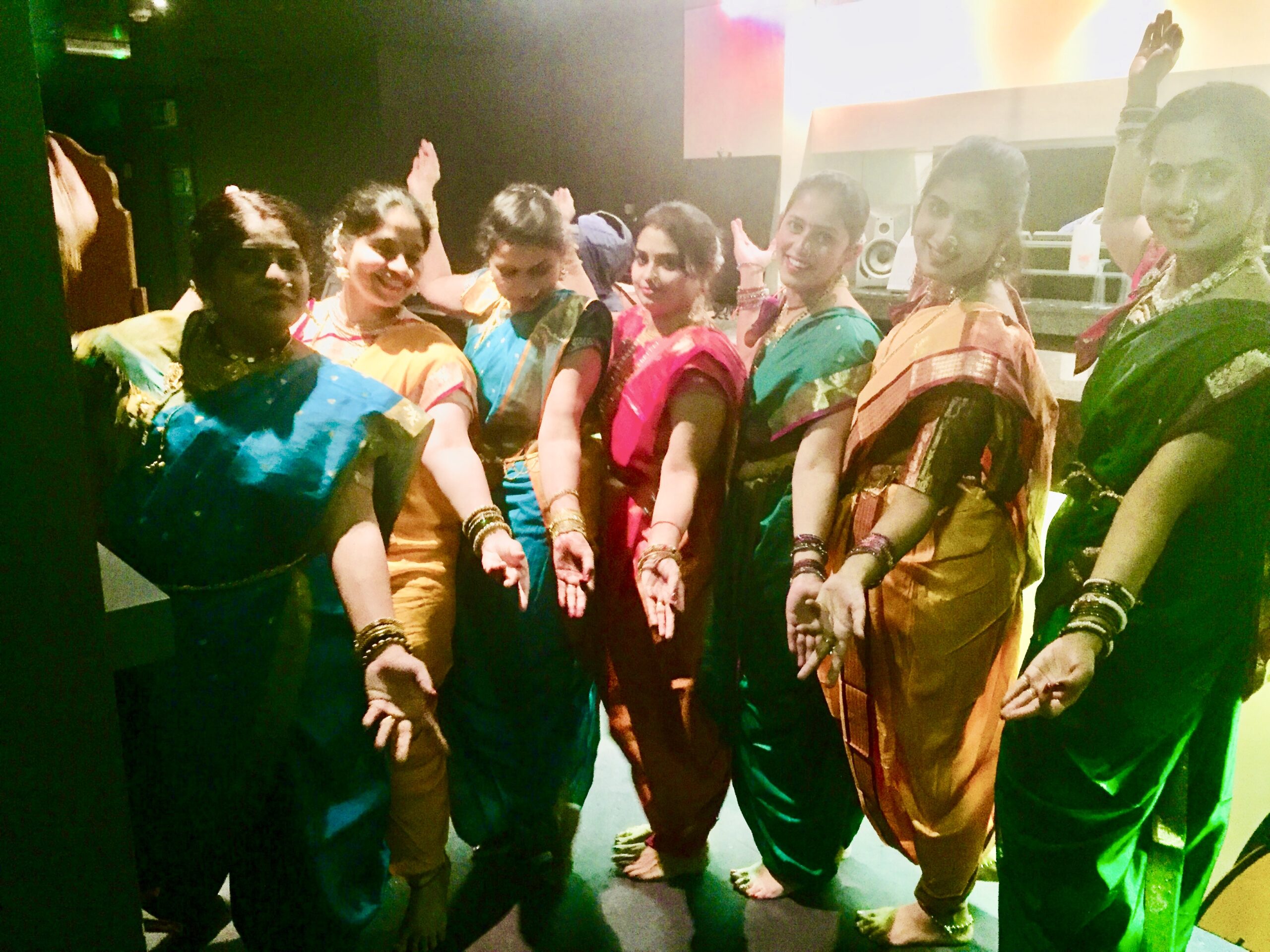 A group of women celebrating Diwali at Phoenix Cultural Centre