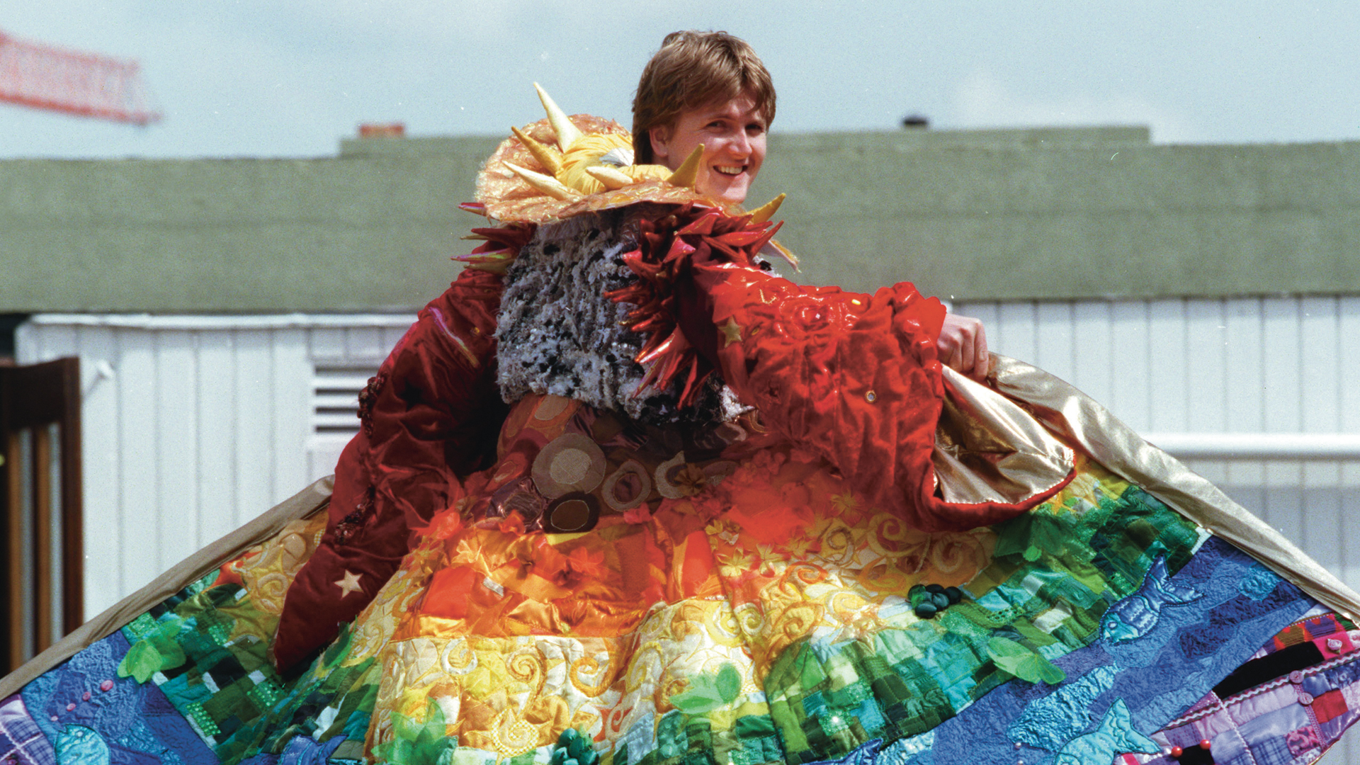 Aled Jones in a technicolour dreamcoat