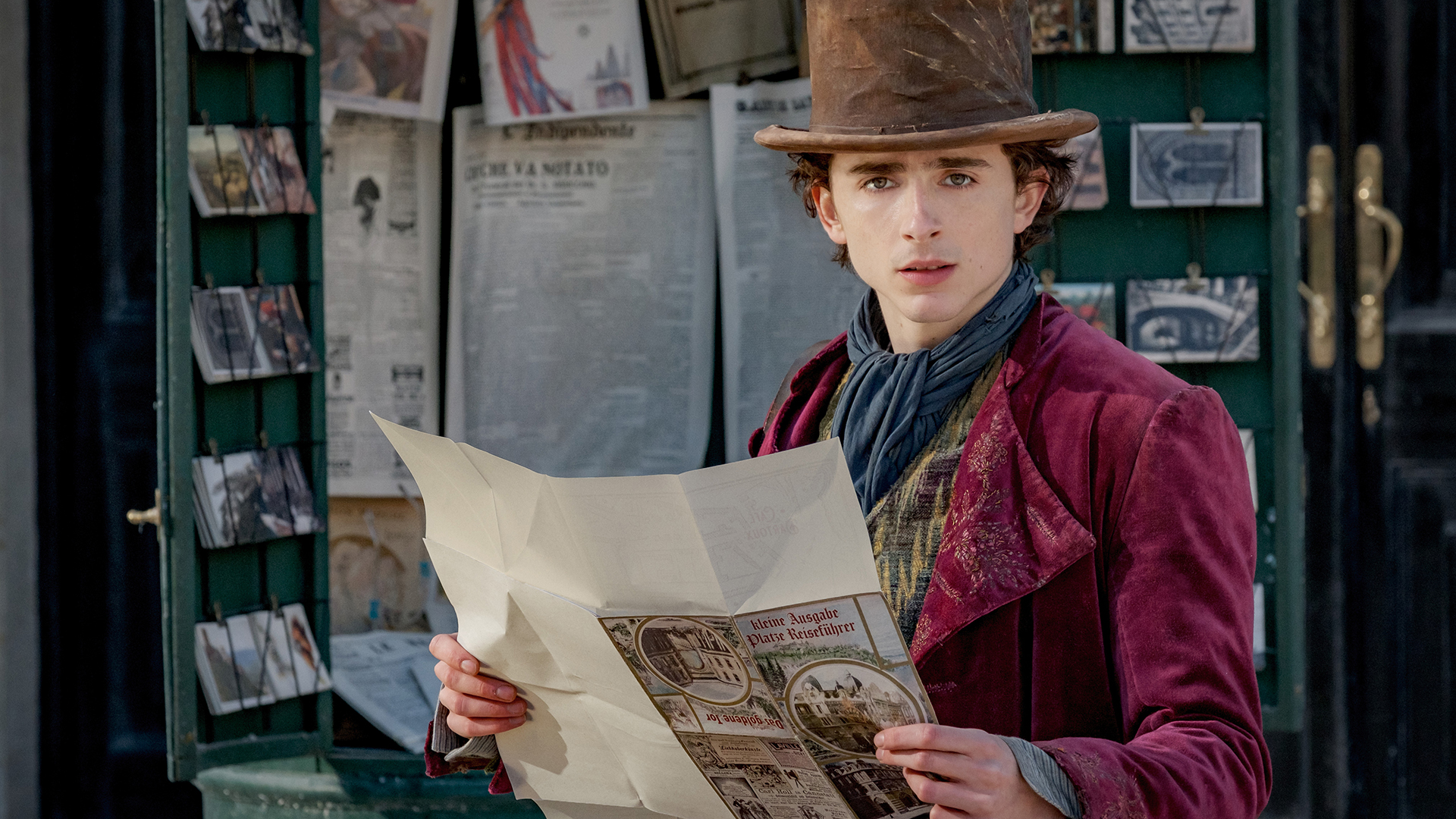 Timothee Chalamet in Wonka