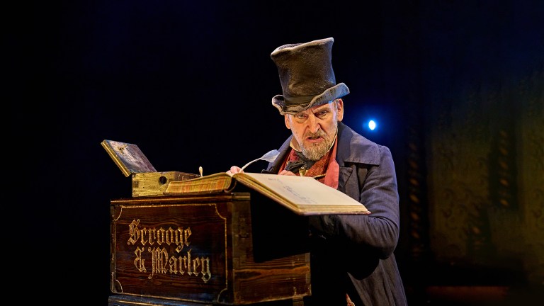 Christopher Eccleston as Ebenezer Scrooge