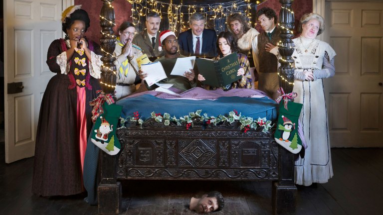 Ghosts Christmas Special People: Kitty (LOLLY ADEFOPE), Pat (JIM HOWICK), The Captain (BEN WILLBOND), Mike (KIELL SMITH-BYNOE), Julian (SIMON FARNABY), Alison (CHARLOTTE RITCHIE), Robin (LARRY RICKARD), Thomas Thorne (MAT BAYNTON), Lady Button (MARTHA HOWE-DOUGLAS), Humphrey (LARRY RICKARD)