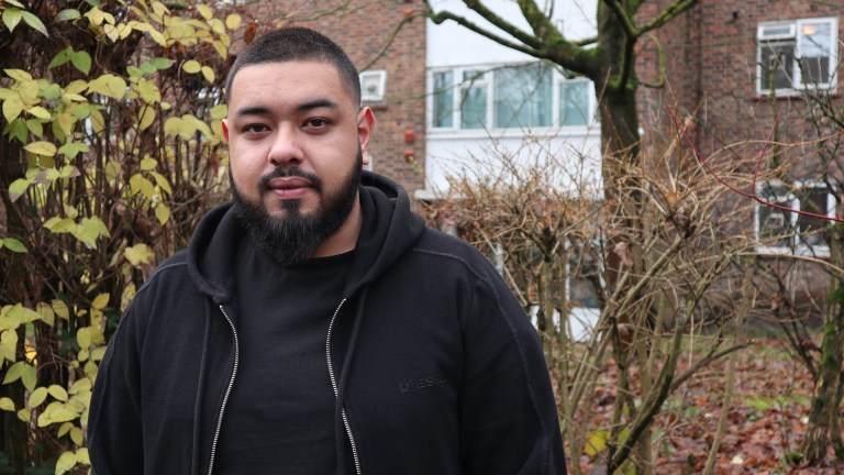 Khaleel Siddiquee is homeless and living in temporary accommodation and the wait for housing benefit to be boosted when local housing allowance rates rise in April is keeping him there
