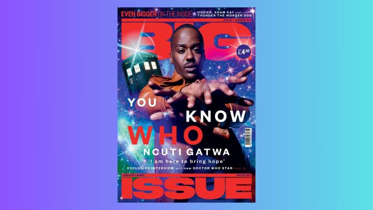The Big Issue magazine featuring Ncuti Gatwa on the cover