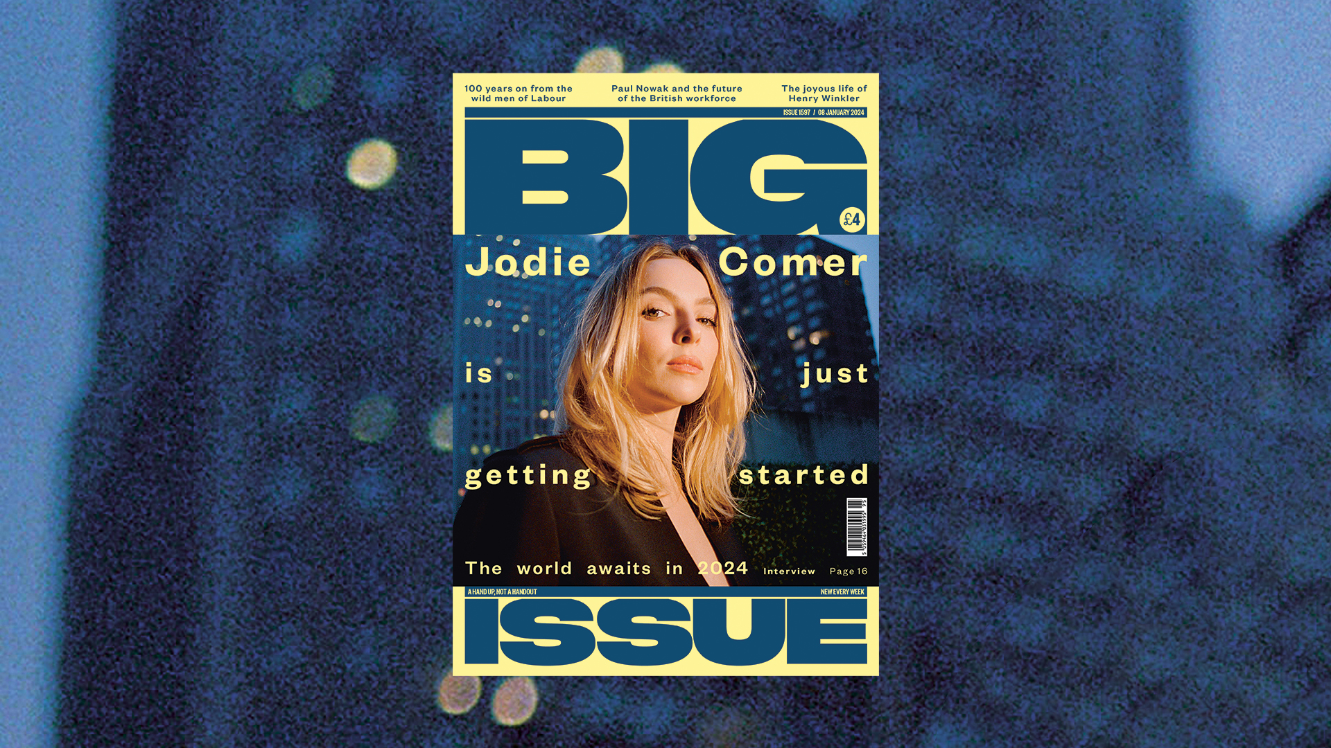 Jodie Comer on the cover of The Big Issue
