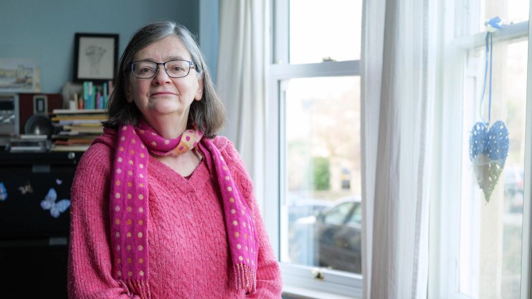 Portrait of Katharyne Tylko, aged 68, of Bath, who is co-founder of the Campaign Against Painful Hysteroscopy