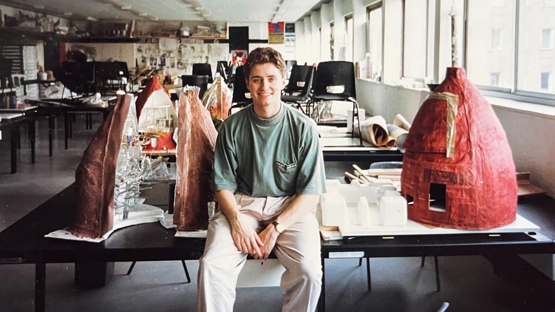 George Clarke at Newcastle uni in 1993