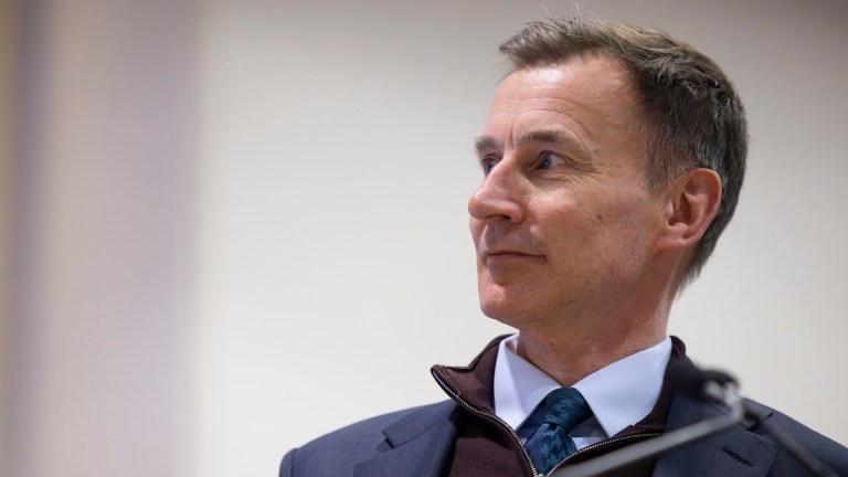 Chancellor Jeremy Hunt on inflation