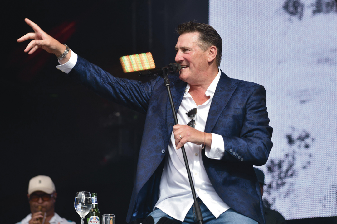 Tony Hadley performing at Rewind Festival 2023 in Henley-on-Thames