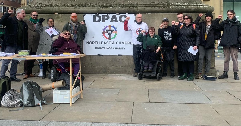 DWP disability benefits deaths protests