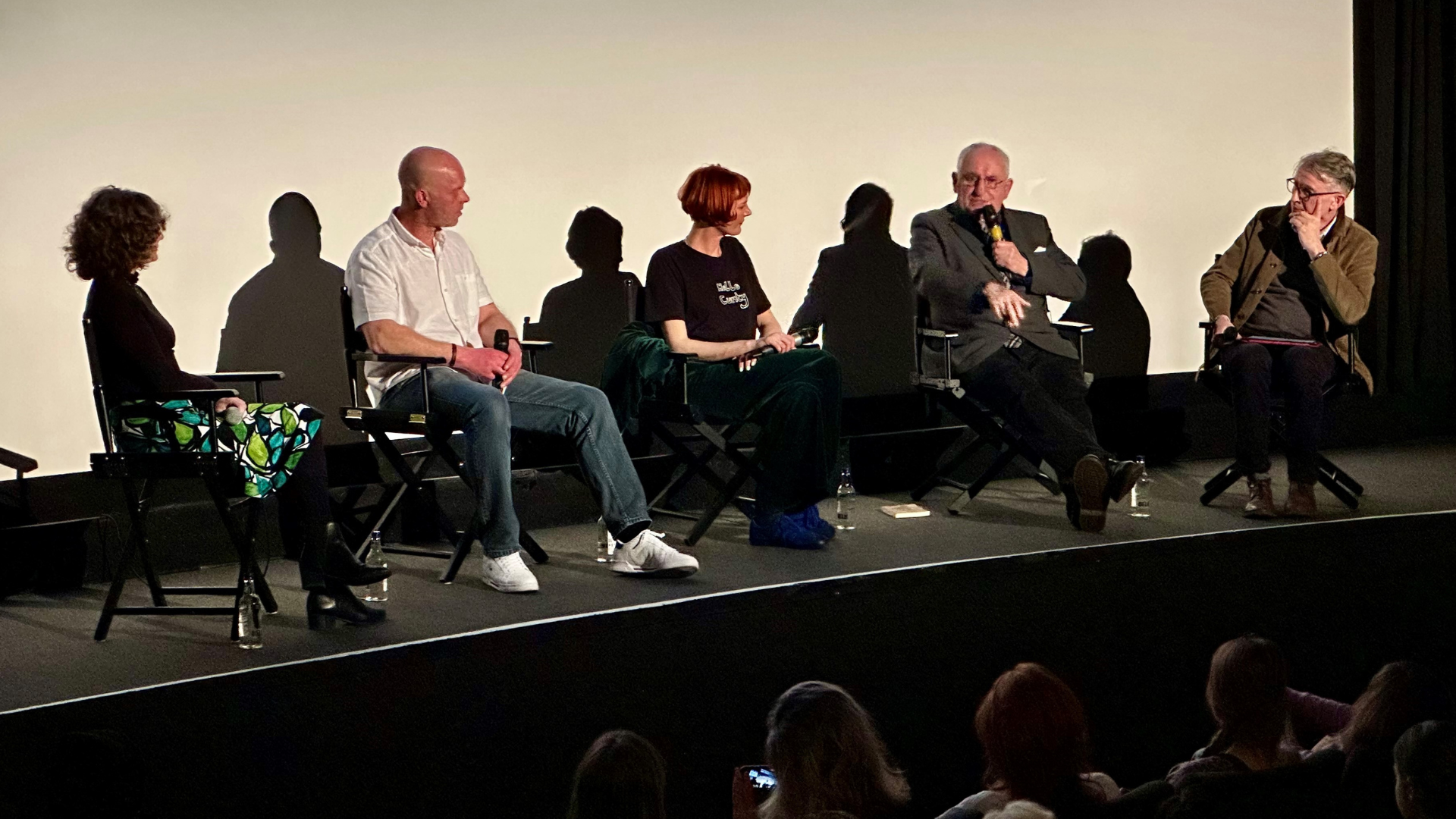 Big Issue founder John Bird at a previous Q&A for the film Someone's Daughter, Someone's Son. Image: Dartmouth Films
