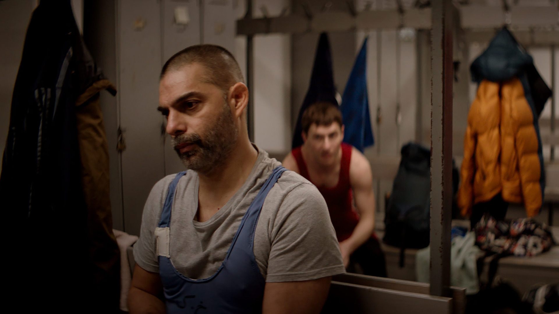 Opponent stars Payman Maadi as Iman, an Iranian refugee who turns to wrestling to speed up his asylum application