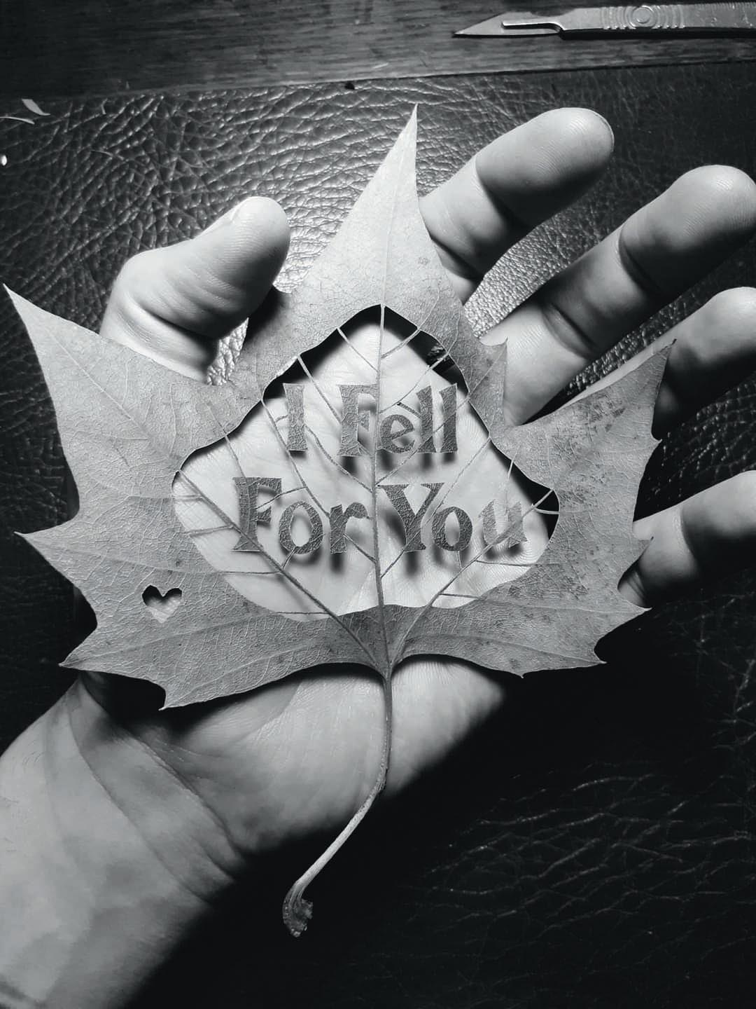 The Leaf Man's I Fell For You design