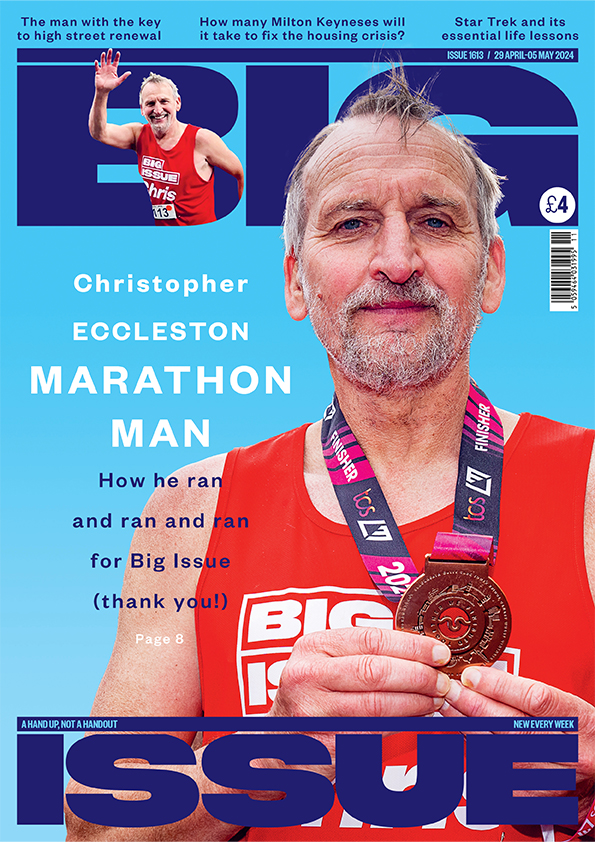 Christopher Eccleston’s marathon feat