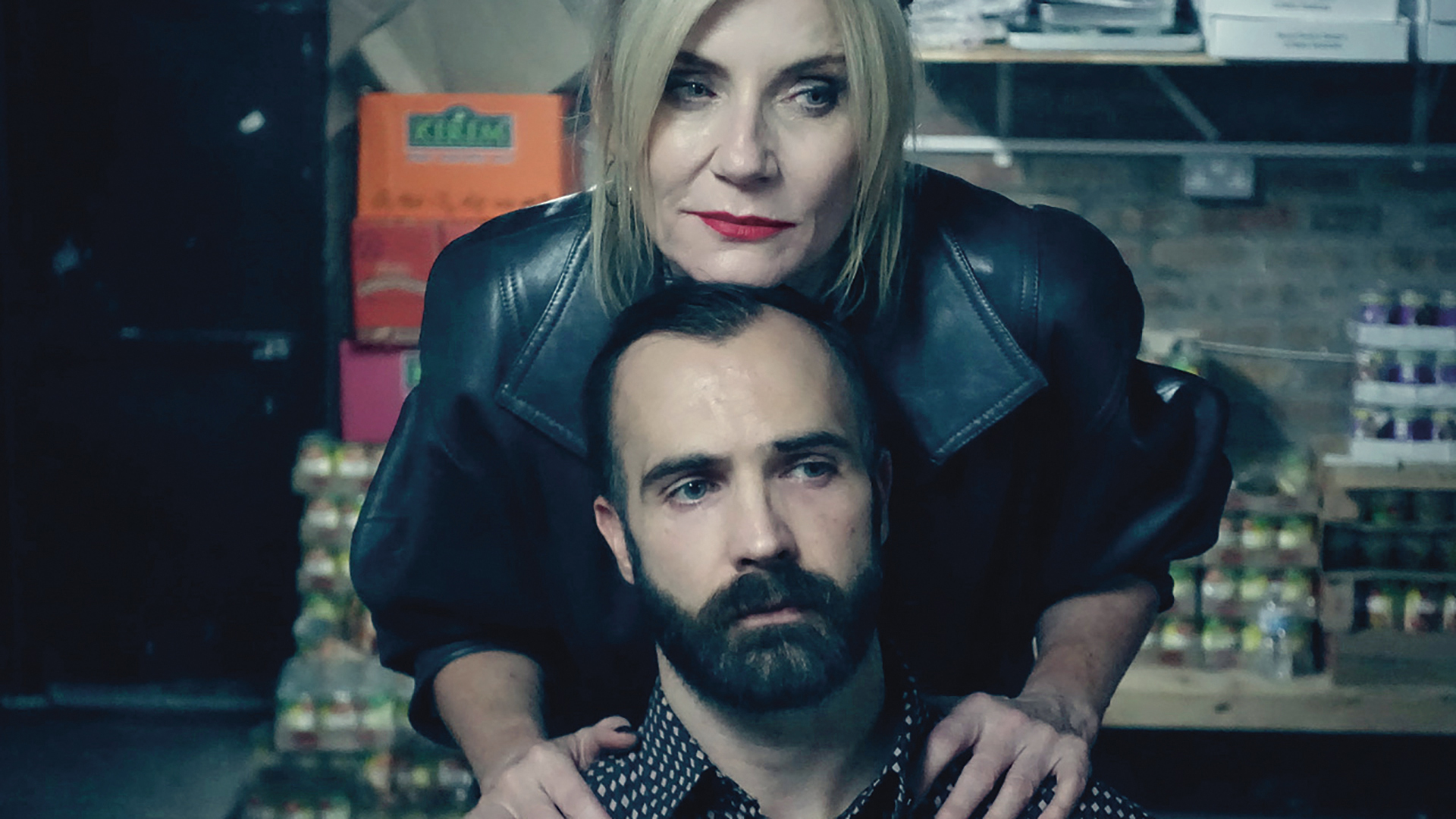 Stephen Giddings and Michelle Collins in Stephen