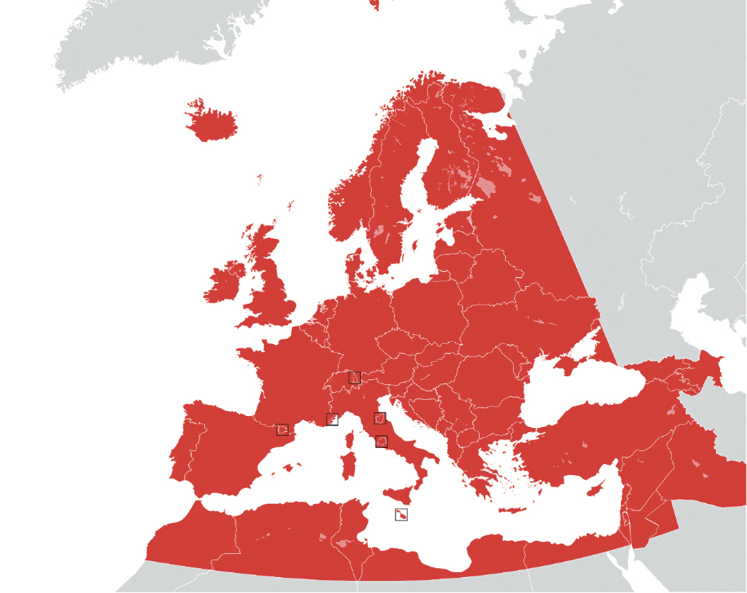 The European Broadcasting Area