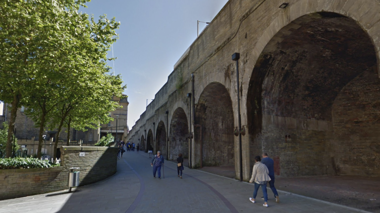 Arches by Bradford's Forster Square station