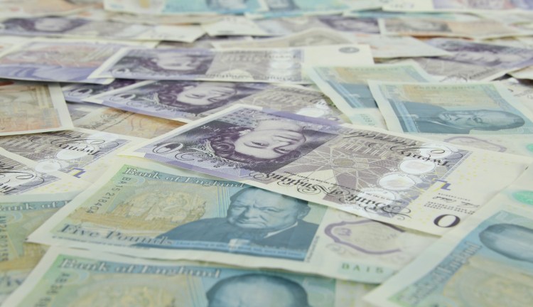 uk cash laid out