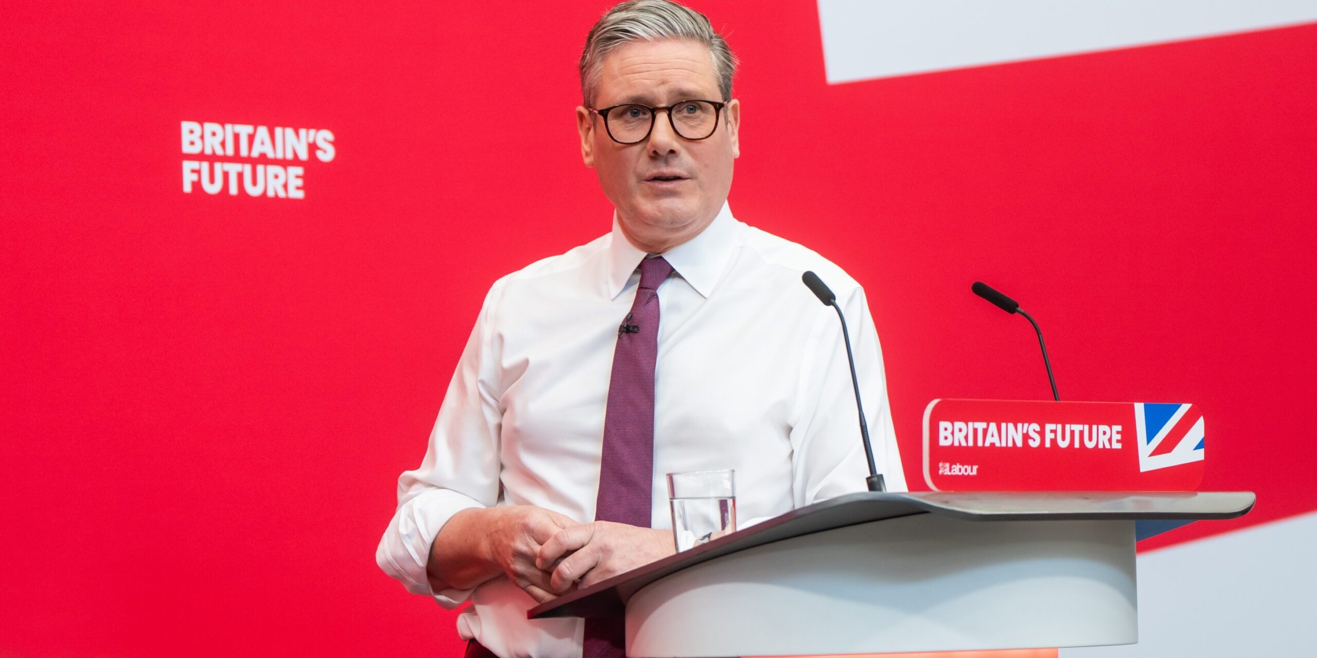 Keir Starmer launching the Labour Party manifesto for the 2024 general election